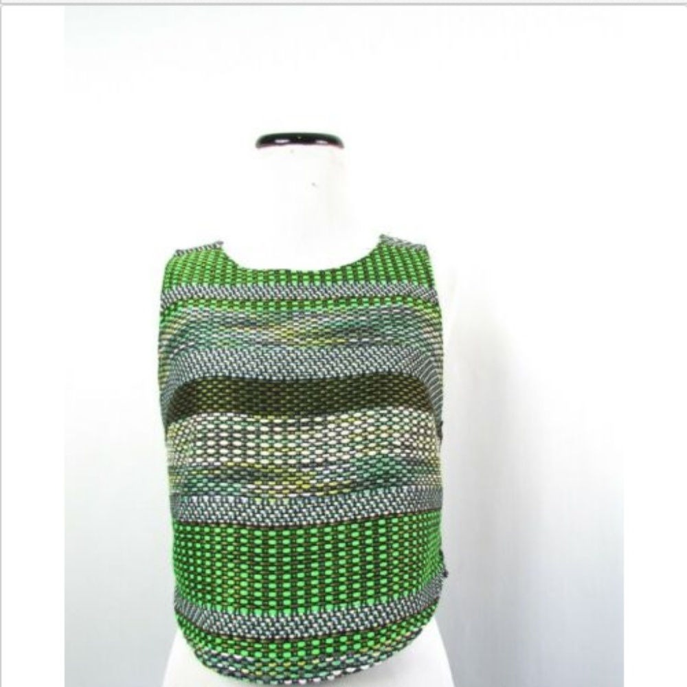 Anthropologie Leifsdottir GreenTweed Crop Tank
